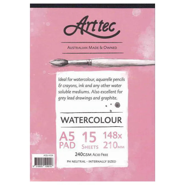 Arttec Watercolour Pad - A4