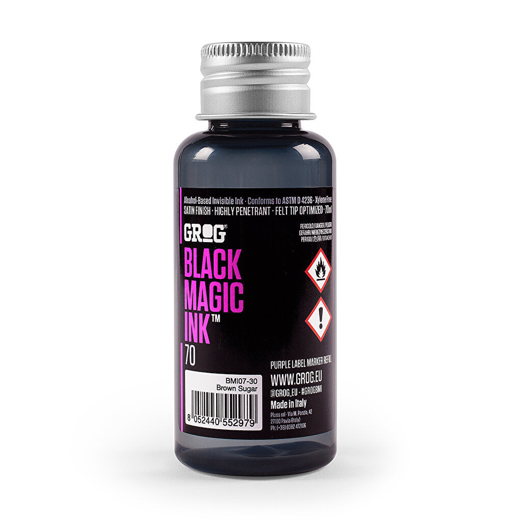 GROG Black Magic Ink 70ml- Brown Sugar 