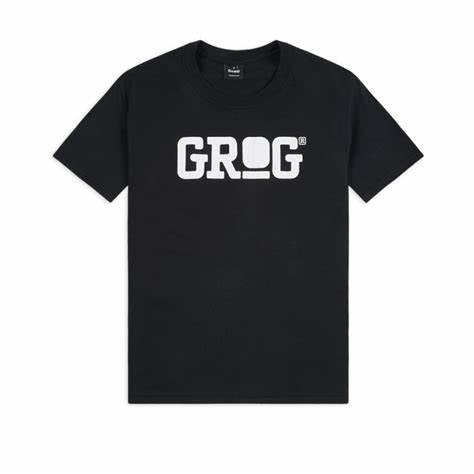 GROG Classic Logo Tee-Black