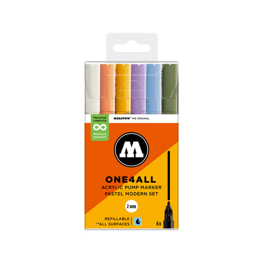 MOLOTOW ONE4ALL Marker Set 127HS - Pastel Modern