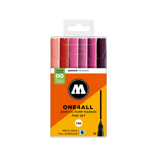 MOLOTOW ONE4ALL Marker Set 127HS - Pink