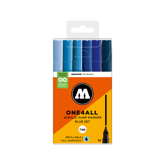 MOLOTOW ONE4ALL Marker Set 127HS – Blue